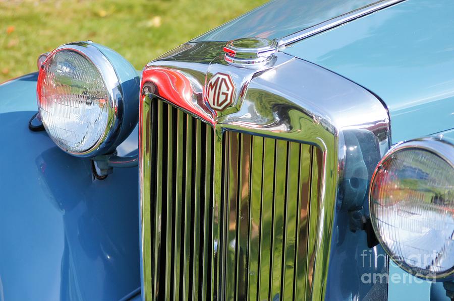 Car Photograph - Classic MG TD by Neil Zimmerman