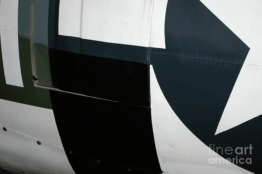 Classic Military Aircraft Abstract- Star 2 Photograph by Rick Bures