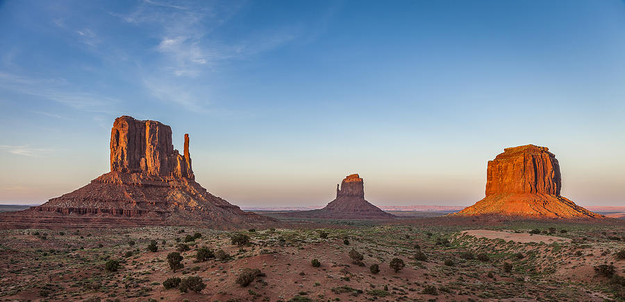 Sunset Photograph - Classic Monument Valley by Forest Alan Lee