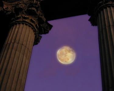 San Francisco Photograph - Classic Moon by Richard Nodine