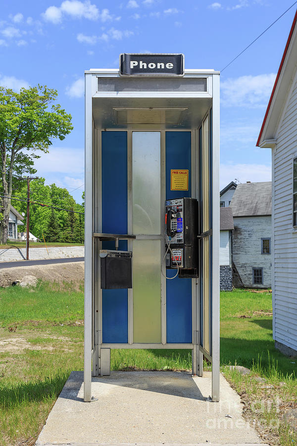 Classic Pay Phone Booth Photograph by Edward Fielding