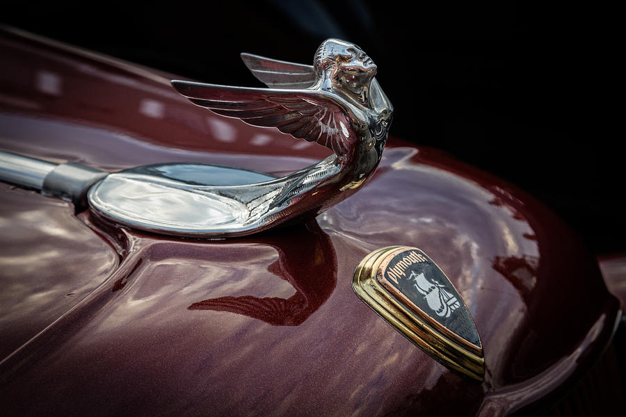 Classic Plymouth Hood Ornament Photograph by Debra and Dave Vanderlaan