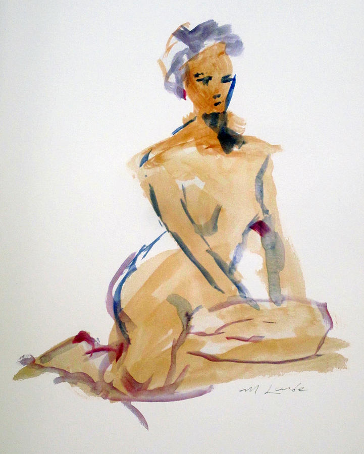Classic Pose  Painting by Mark Lunde