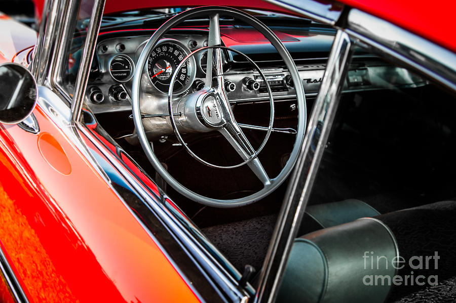 Classic Red Bel Air Photograph by Jarrod Erbe