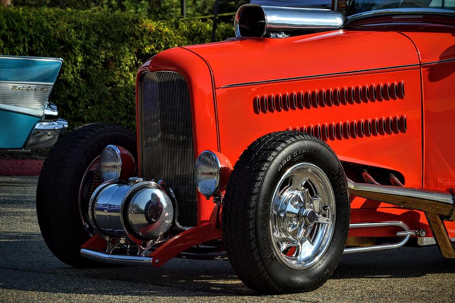 Classic Red Ford Hotrod Photograph by Dean Ferreira