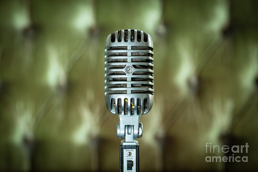 Classic Shure 555W Microphone Photograph by Brian Jannsen