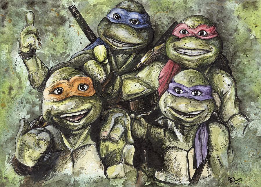 classic-tmnt-painting-by-nate-michaels-fine-art-america