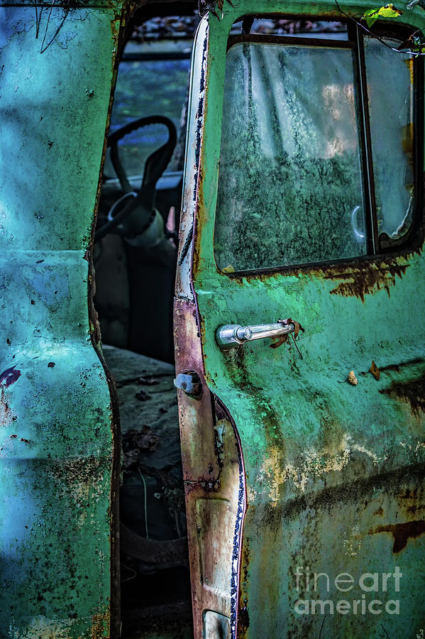 Classic Teal Truck Photograph by Doug Sturgess