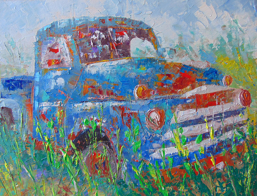Classic truck Painting by Frederic Payet