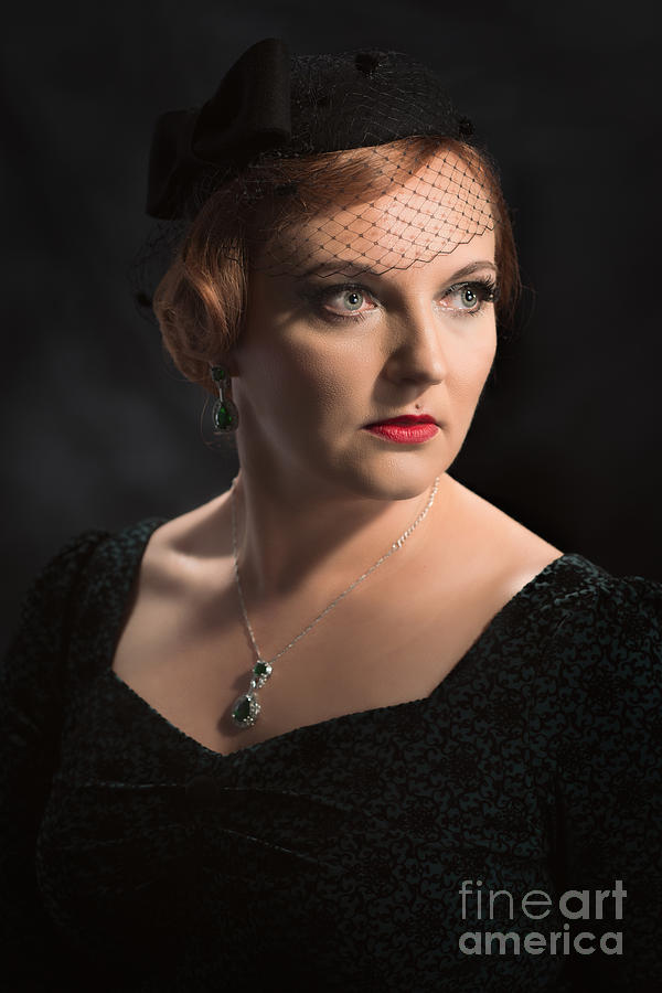 Classic Vintage Style Portrait Photograph By Amanda Elwell Fine Art America