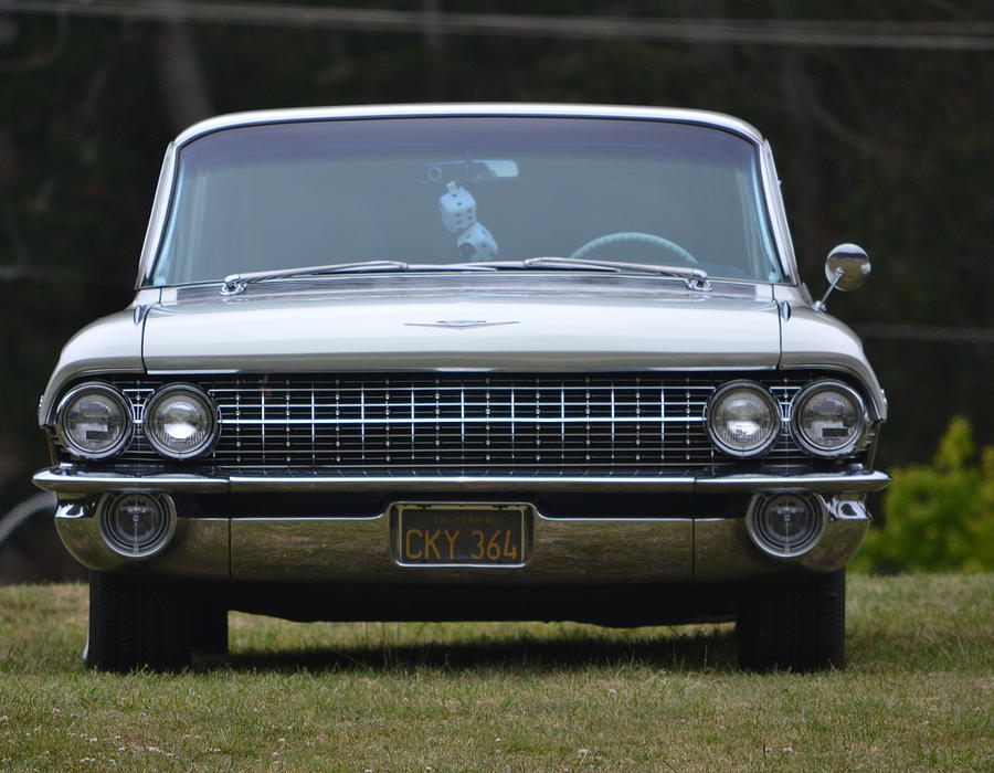 Classic White Cadillac Photograph by Dean Ferreira