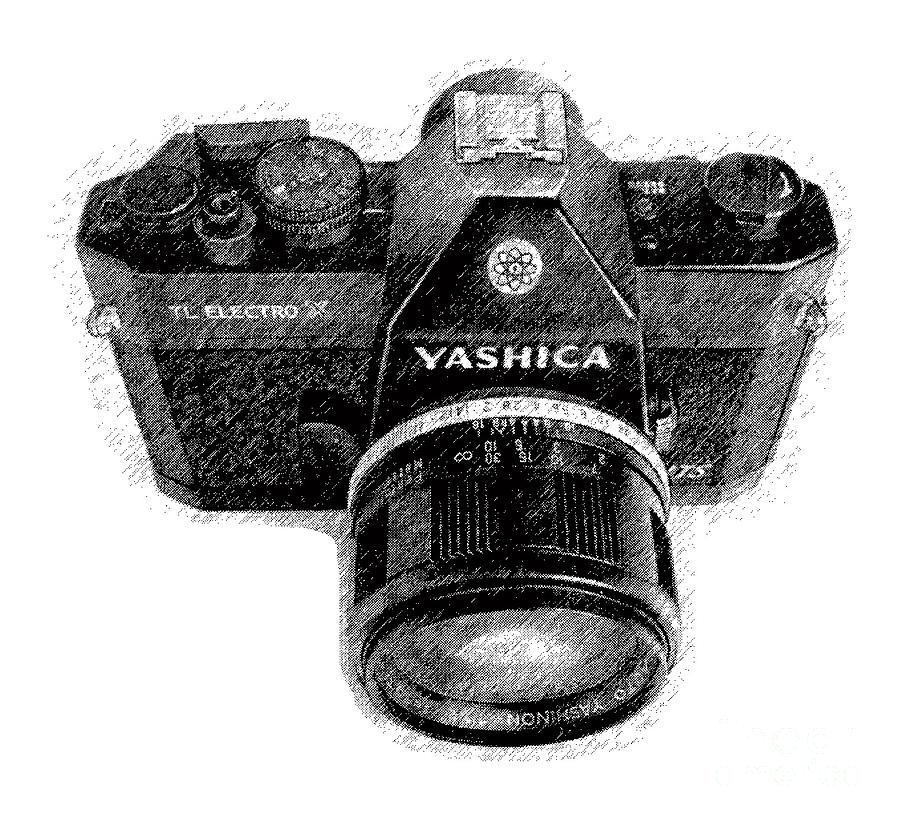 Classic Yashica SLR Film Camera Digital Art by Edward Fielding