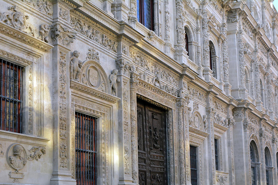 Classical building facade with marble decorations Photograph by Oana ...