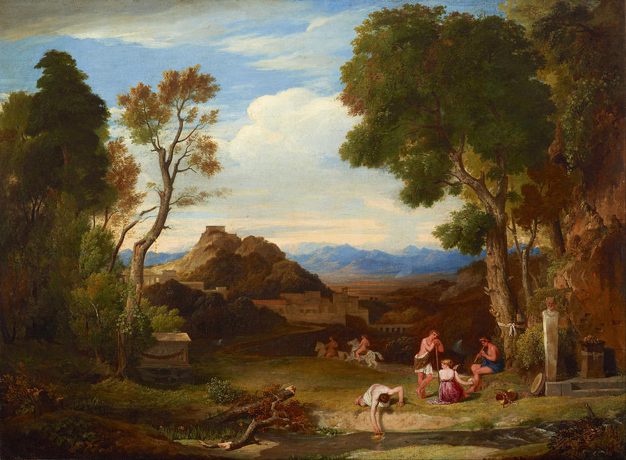Classical landscape Painting by Charles Lock Eastlake - Pixels