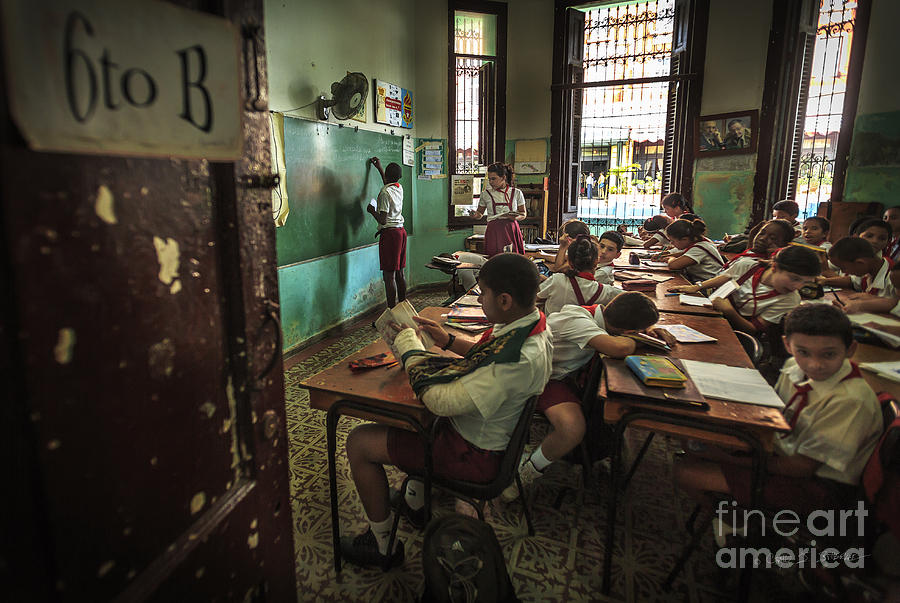 Classroom School Work Photograph by Craig J Satterlee