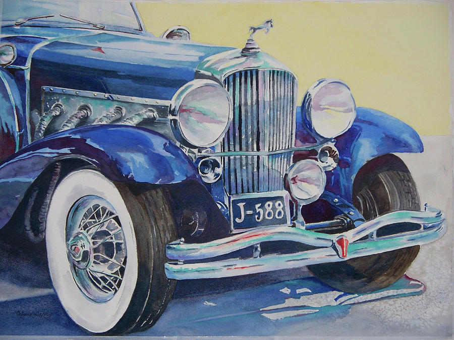 Classy Chassis Painting by Celene Terry