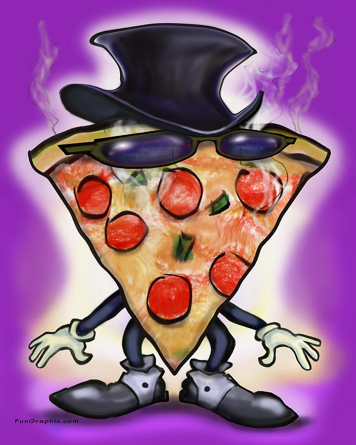 Classy Pizza Digital Art by Kevin Middleton