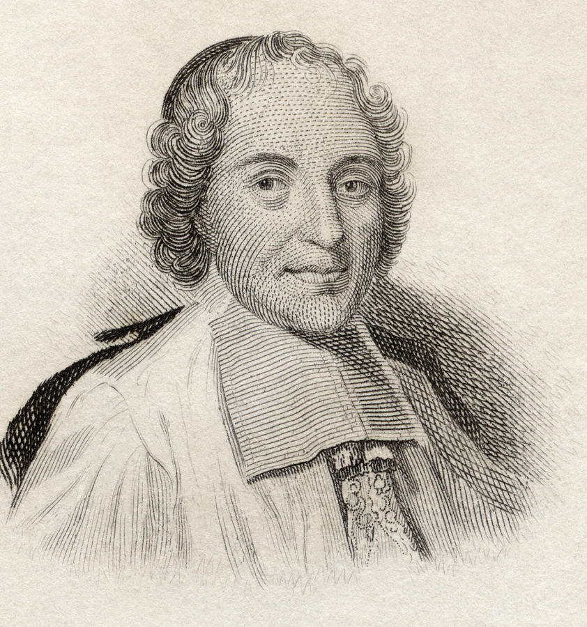 Portrait Drawing - Claude Fleury, 1640 To 1723. French by Vintage Design Pics Portrait Drawing - Claude Fleury, 1640 To 1723. French by Vintage Design Pics