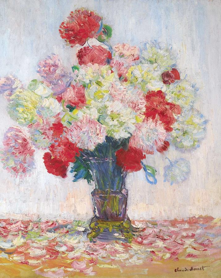 Claude Monet 1840 - 1926 VASE PIVOINES Painting by Claude Monet - Fine ...