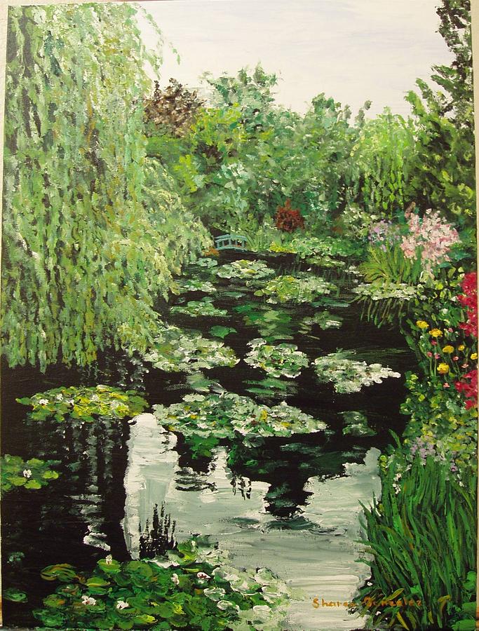 Claude Monet Water Lily Pond Painting By Sharon De Vore