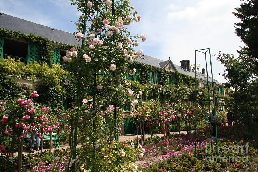 Claude Monet Photograph - Claude Monets House  - Giverney - France by Christiane Schulze Art And Photography