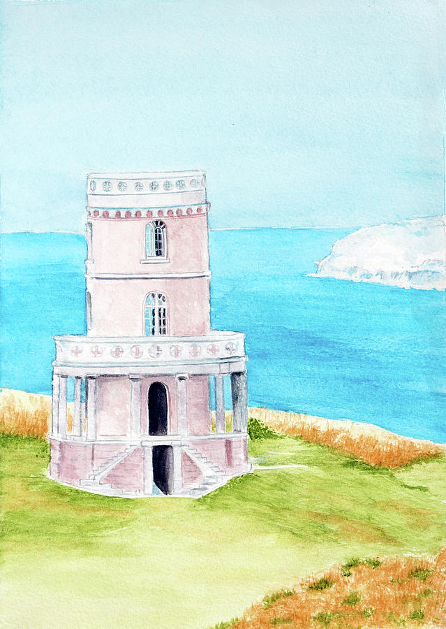 Clavell Tower Painting by Laura Richards