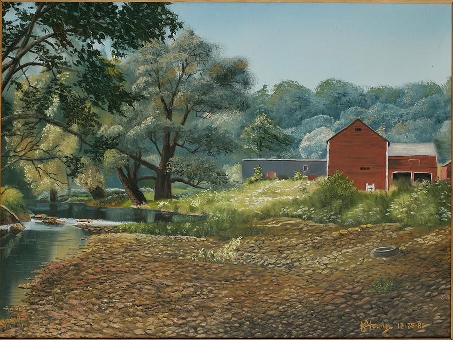 Claverack Creek Painting by Kenneth Young