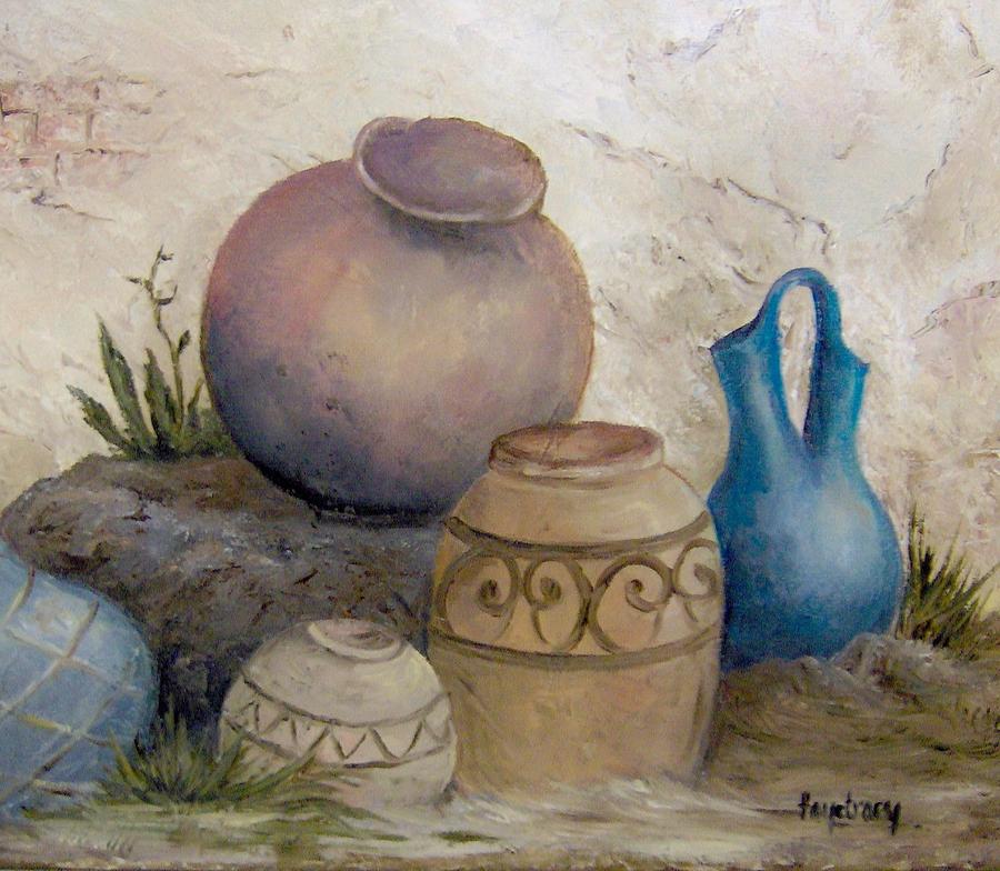 indian clay pot painting