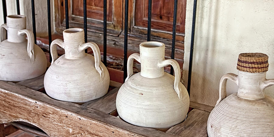 Clay Pots In Spain Photograph