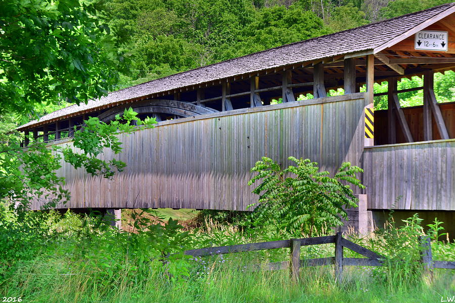 Claycolm/Reynoldsdale Covered Bridge 2 Photograph by Lisa Wooten