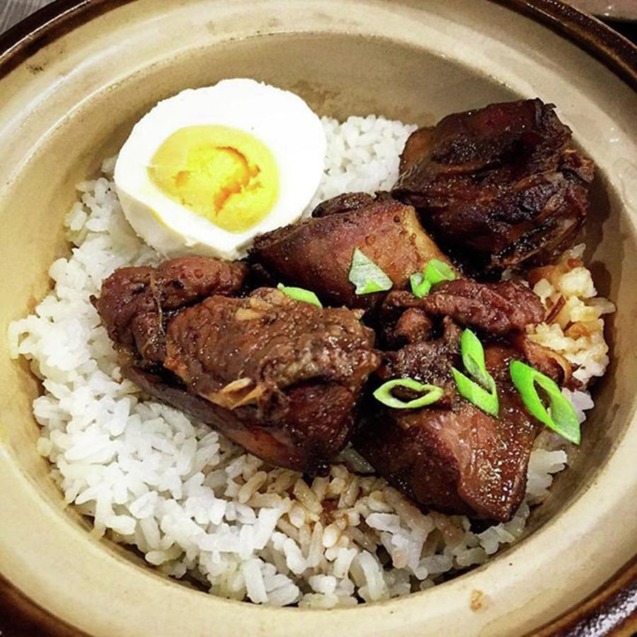 Foodie Photograph - Claypot Chicken Rice With Salted Egg by Arya Swadharma
