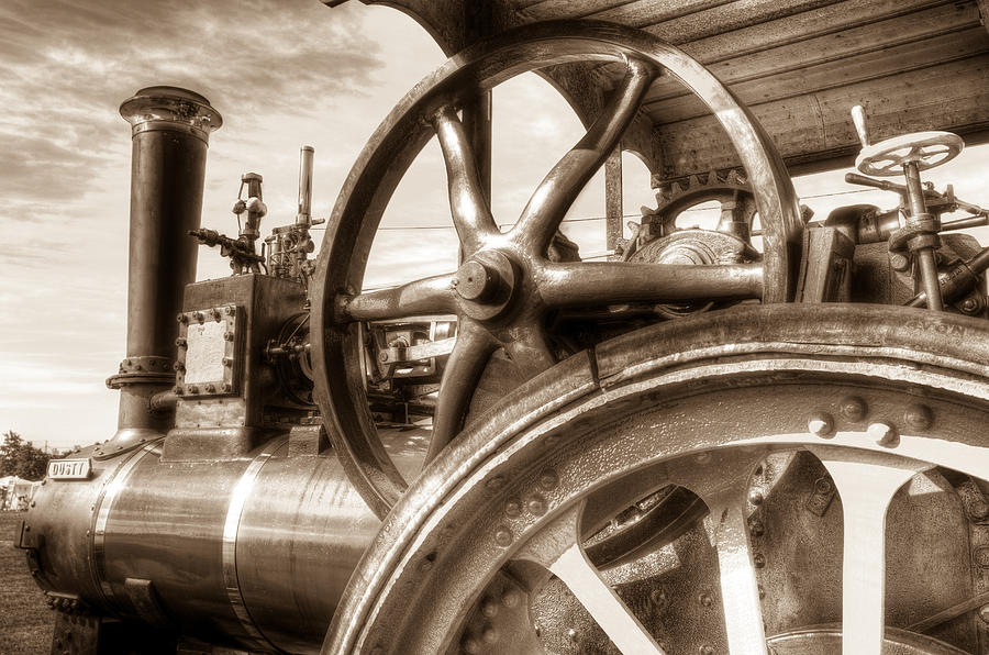 Clayton and Shuttleworth Traction engine Photograph by David Pyatt