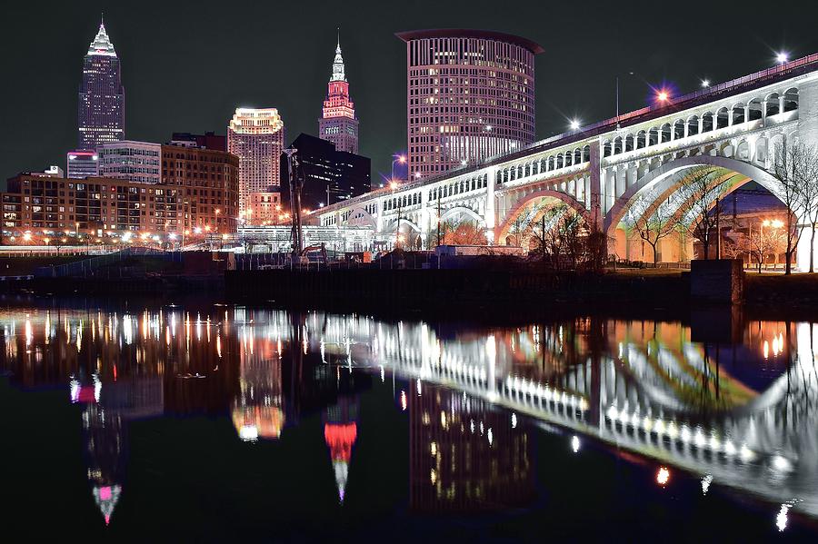 Cleveland Photograph - CLE in Selective Color by Frozen in Time Fine Art Photography