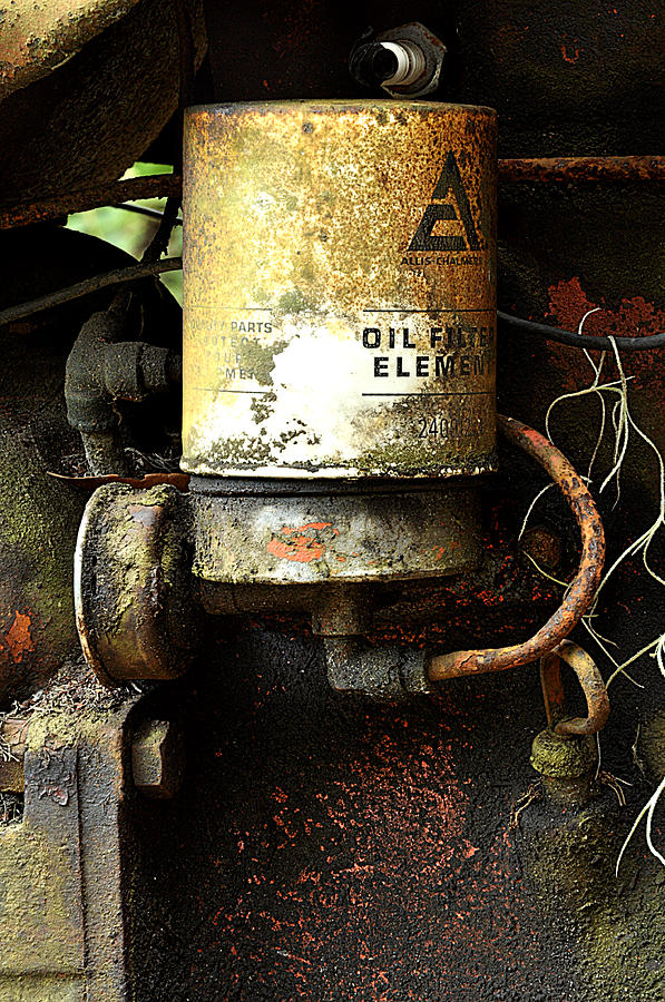 Oil Filter Photograph - Clean Oil by William Jones