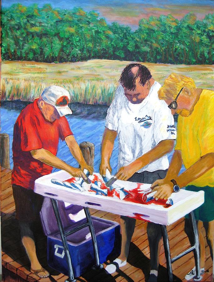 Cleaning Spots Painting by Joseph Loretucci - Fine Art America