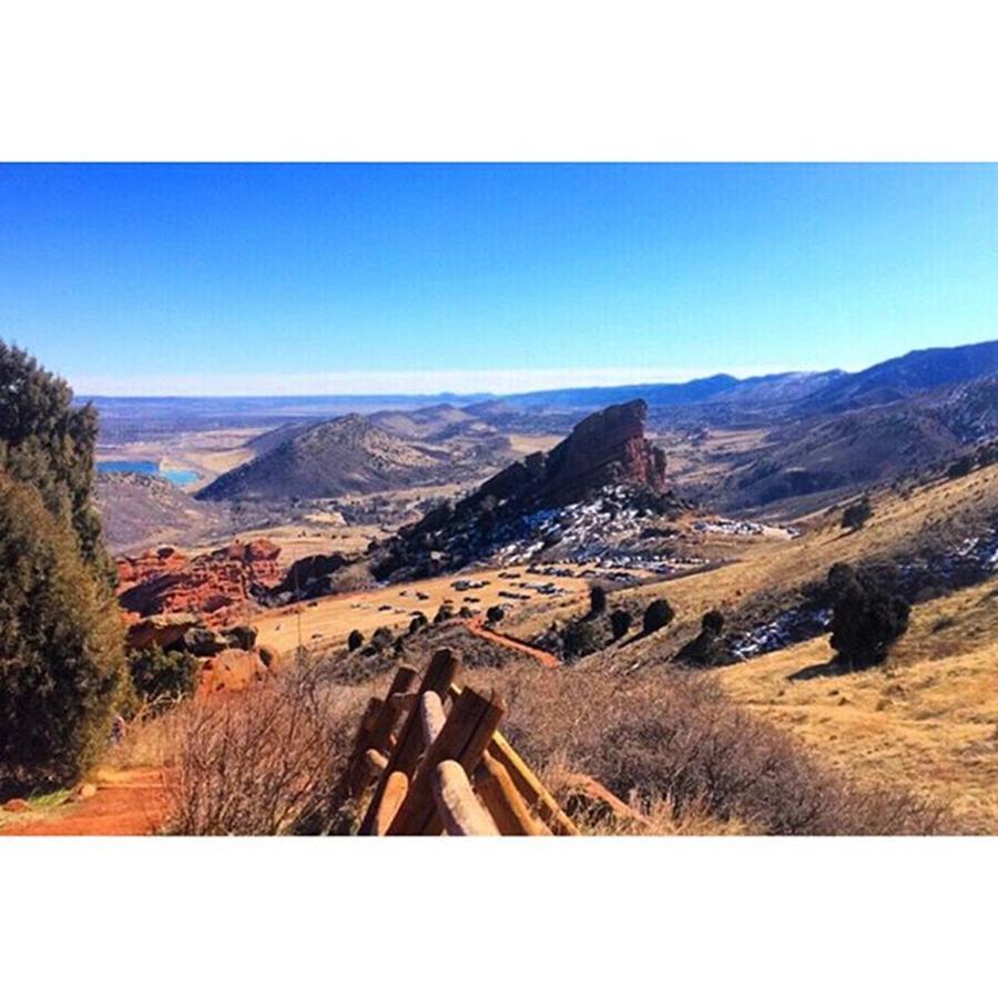 Redrocks Photograph - Clear Blue Skies, Sunshine, And Red by Amanda McCracken