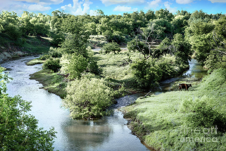 Clear Fork of the Brazos River Photograph by Lawrence Burry