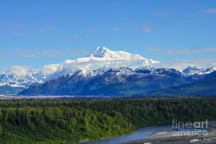 Clear Mt. McKinley Photograph by Jennifer White