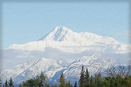 Clear Skies At Denali Photograph by DiDesigns Graphics