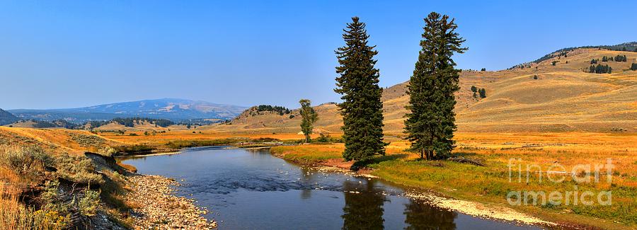 Us National Parks Photograph - Clear Skies Over Slough Creek by Adam Jewell