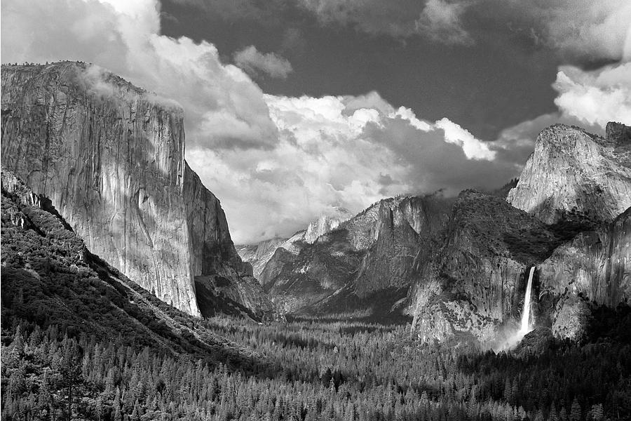 Yosemite National Park Photograph - Clearing Skies Yosemite Valley by Tom and Pat Cory