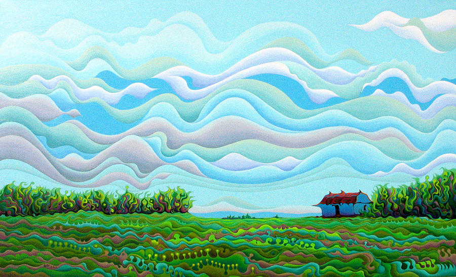 Clearing Sky Frivolution Painting by Amy Ferrari