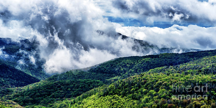 Clearing Storm Highland Scenic Highway Photograph by Thomas R Fletcher