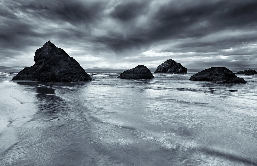 Beach Photograph - Clearing Storm by Michael Dawson