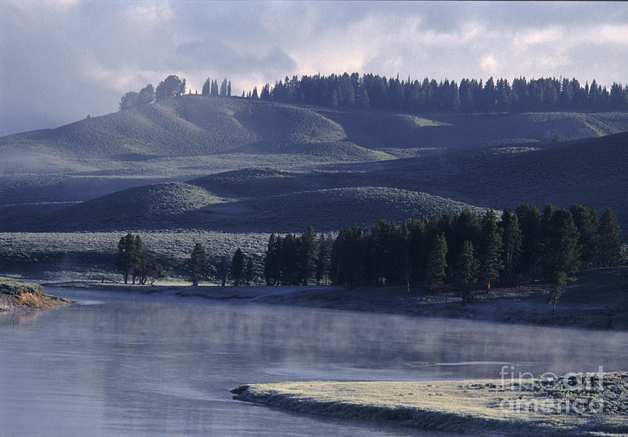 Yellowstone National Park Photograph - Clearing Storm on the Yellowstone River by Sandra Bronstein