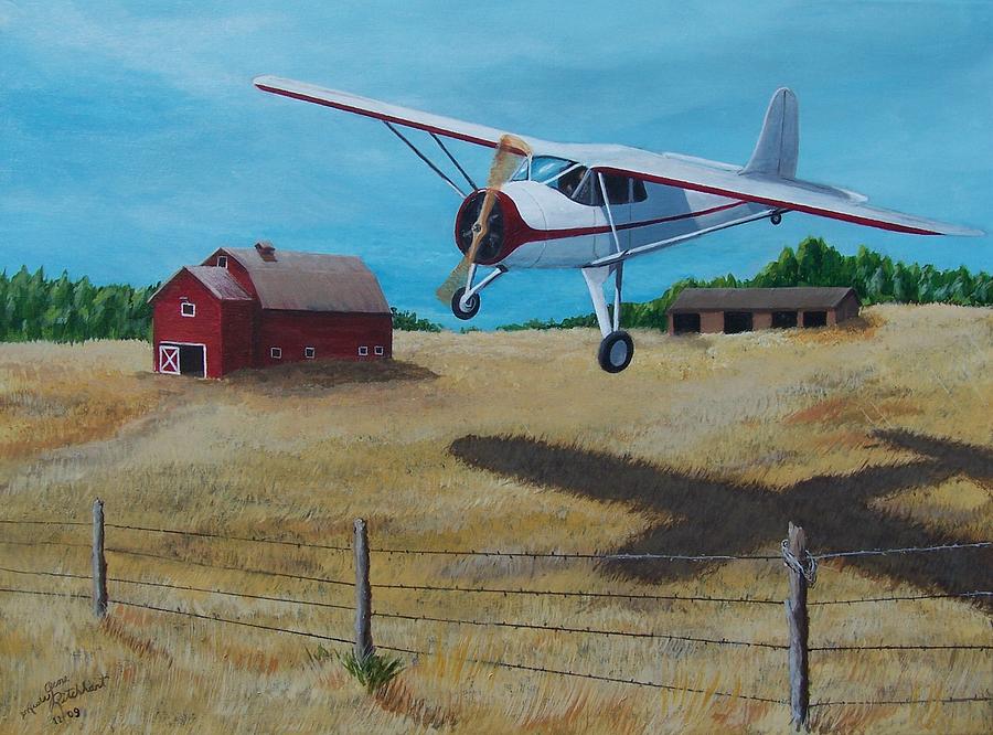 Clearing the Wire Painting by Gene Ritchhart