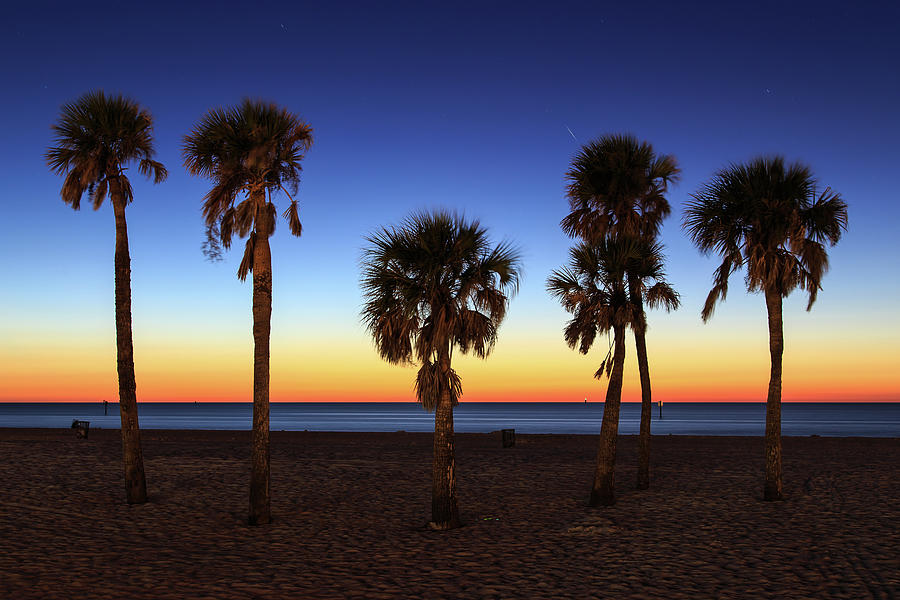 Clearwater Beach Afterglow Photograph by Stefan Mazzola