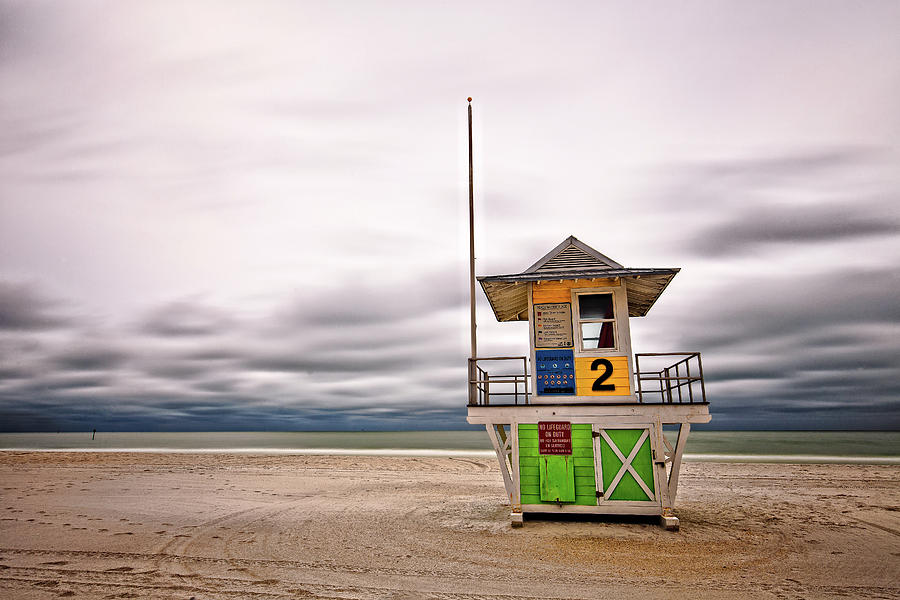 Clearwater Beach Lifeguard Shack Photograph by Stefan Mazzola