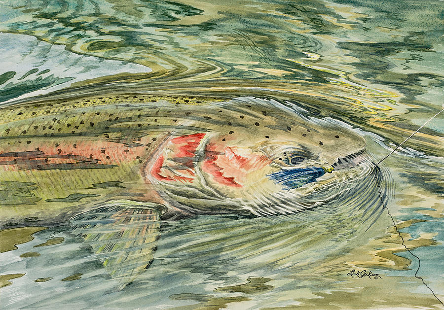 Clearwater River Steelhead Painting by Link Jackson