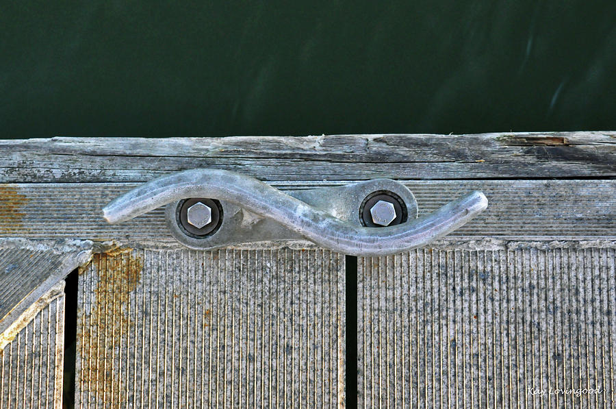 Cleat on a Dock Photograph by Kay Lovingood